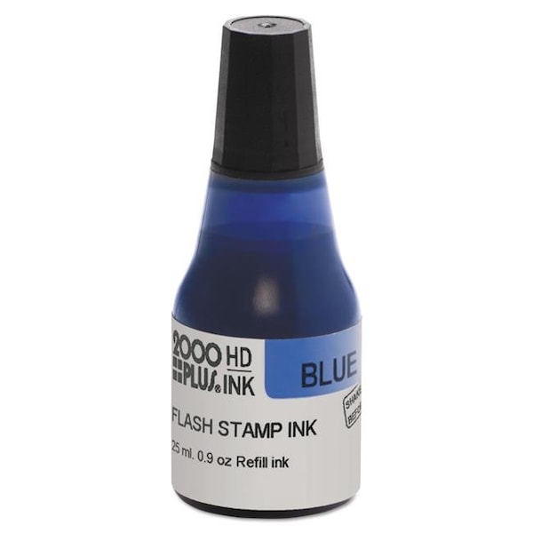 Consolidated Stamp Consolidated Stamp 033959 0.9 oz Pre-Ink High Definition Refill Ink Bottle - Blue 33959 - main